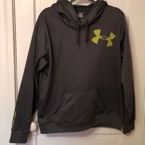 Gray Under Armour Hooded sweatshirt